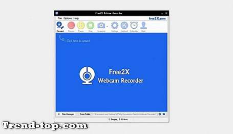 13 alternativas de gravador de webcam Free2X