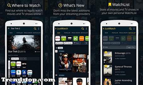 8 apps zoals Justwatch voor iOS