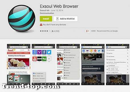 27 Apps wie der Exsoul-Webbrowser Andere Webbrowser